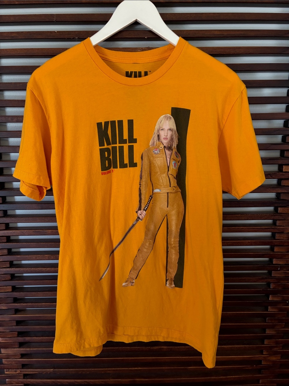 🎉NEW LISTING!🎉Kill Bill Graphic Tee - Yellow Movie Poster Shirt